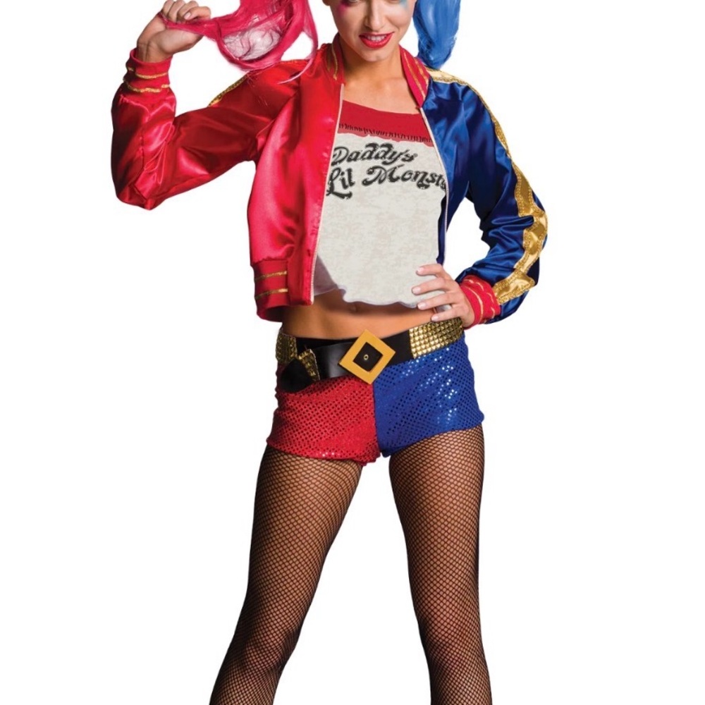 Harley Quinn Suicide Squad Costume with accessories. M